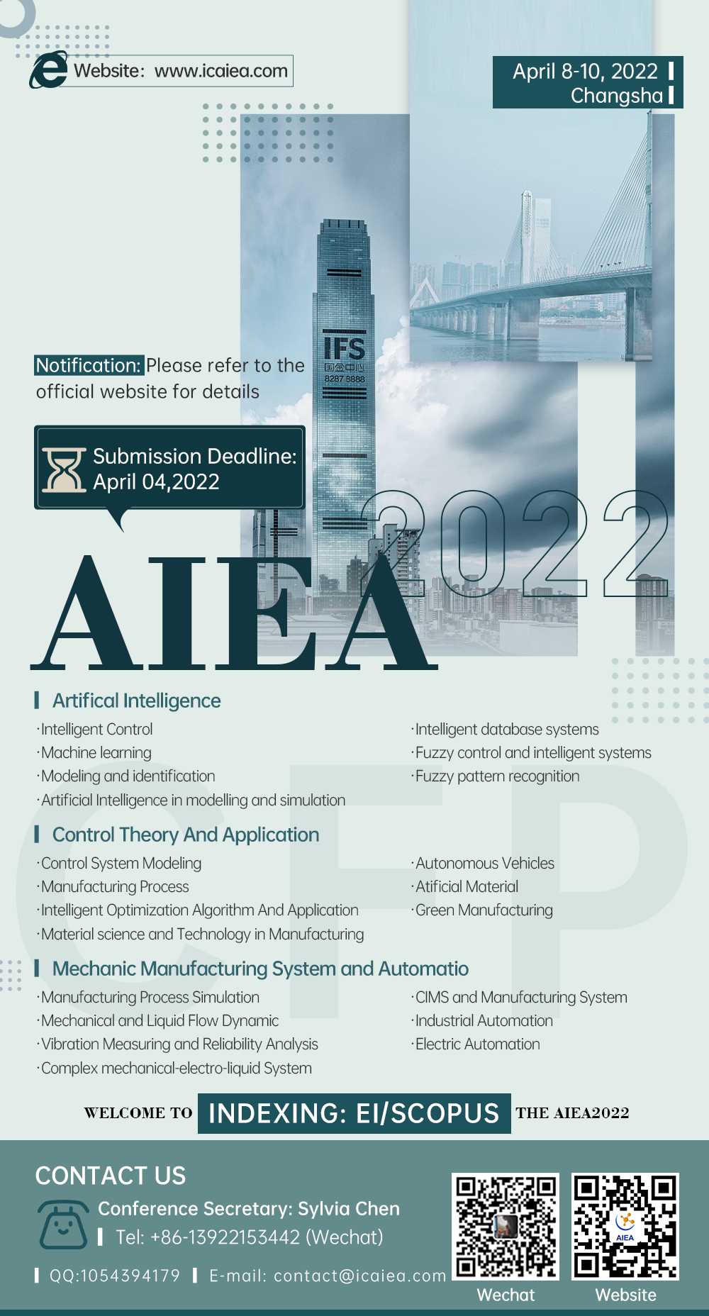 （英文）4月长沙-AIEA 2022-长沙会议-会议宣传海报-何雪仪-20211210 (1).png