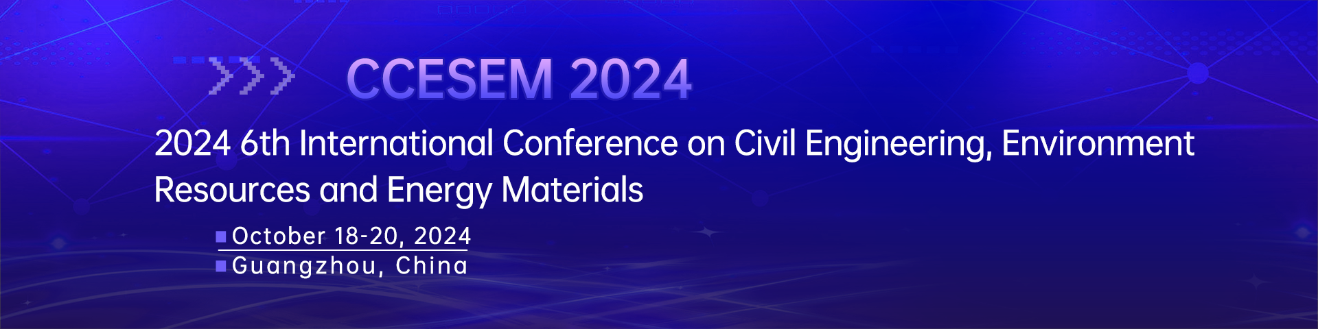 2024 6th International Conference on Civil Engineering, Environment